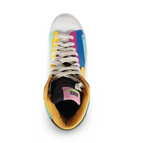 Nike Blazer Mid GS Aurora Purple Orange Youth 6 Women's 7.5 CZ9441-400 Color - Picture 9 of 11